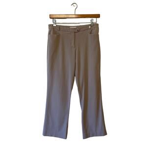 Calvin Klein 8 cream trousers flare business casual modern corpcore contemporary